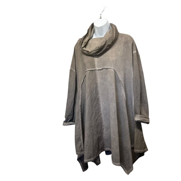 Sorella Italy Loose Neck Top Brown Size XL - Picture 4 of 7